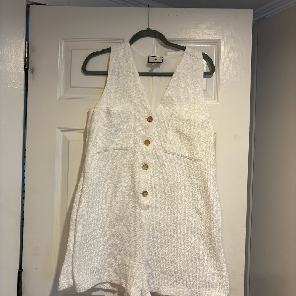 Tuckernuck White Myla Romper